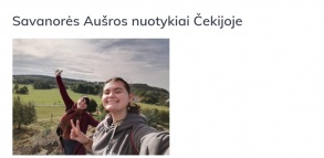 Aušra shared experiences in her home country